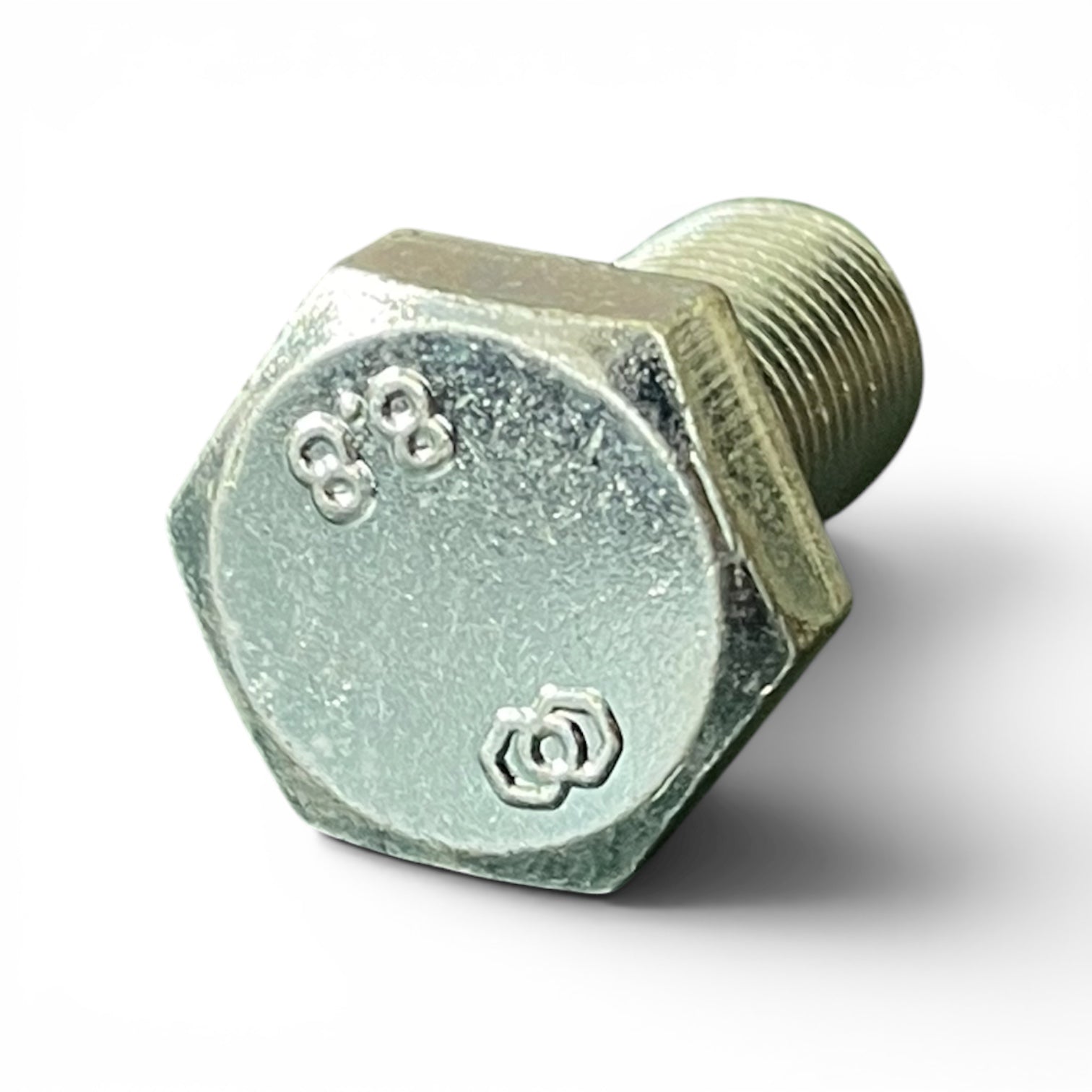Hex Head Screw M12 x 1.25 x 25mm DIN 961 Grade 8.8 Zinc