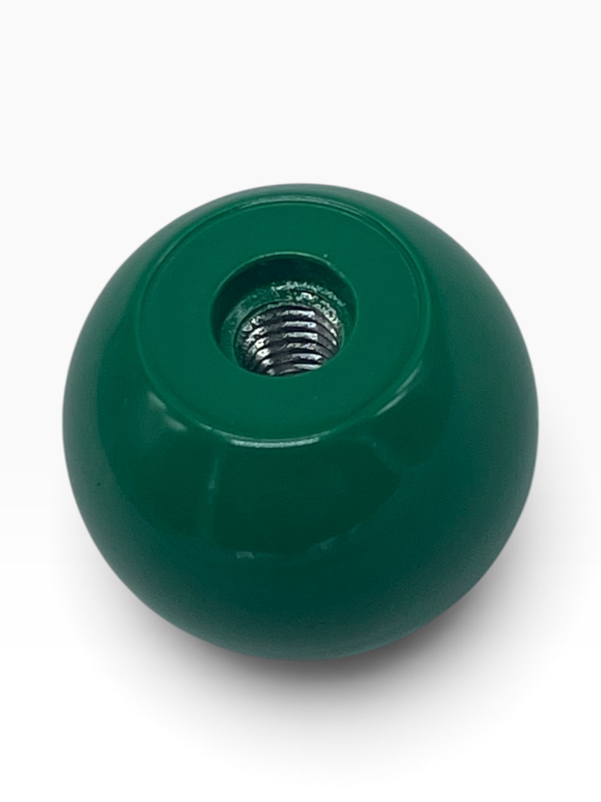 Ball Knob M6, Ø25mm, Alu Green Powdered, RAL 6029