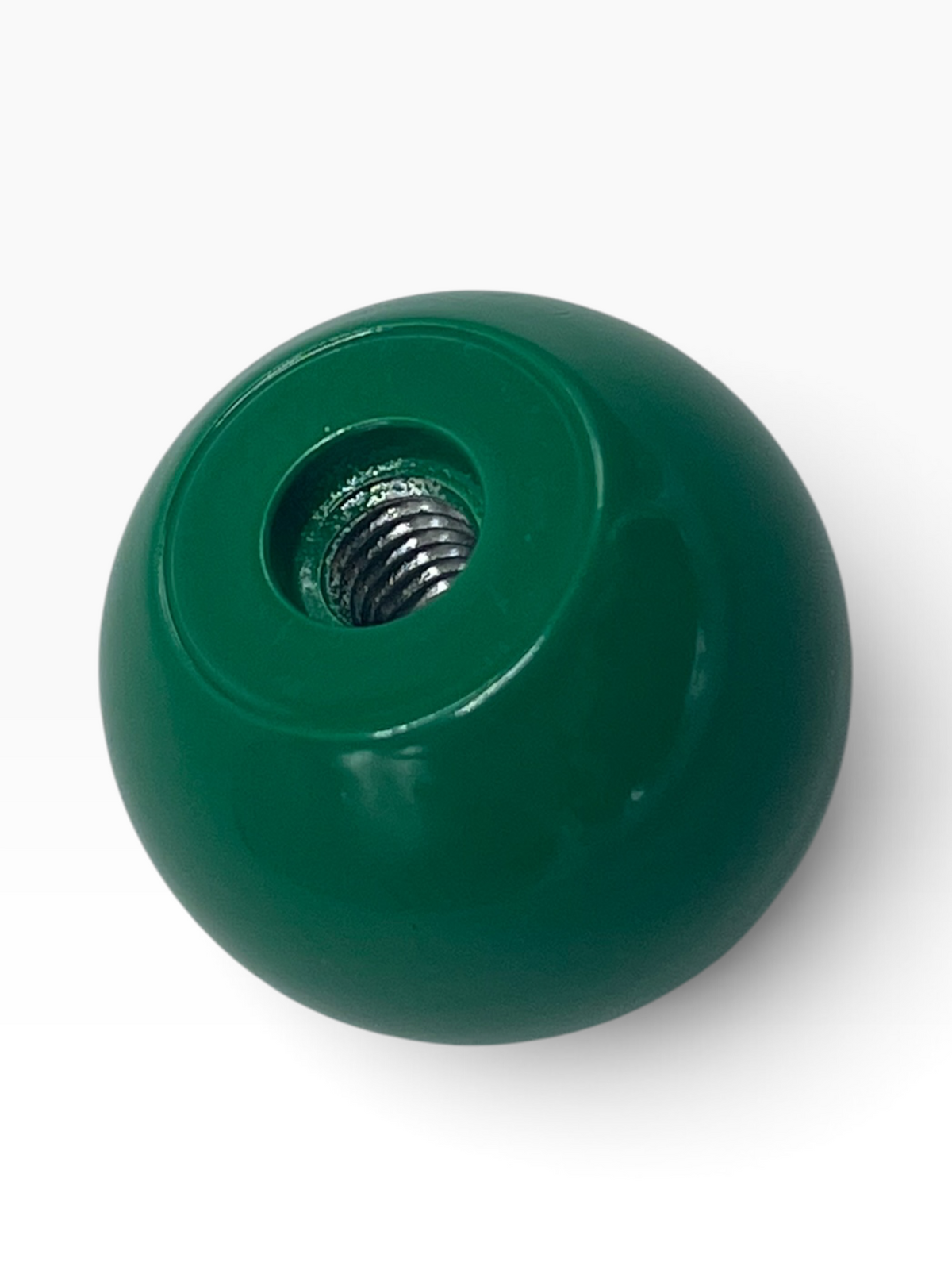 Ball Knob M6, Ø25mm, Alu Green Powdered, RAL 6029