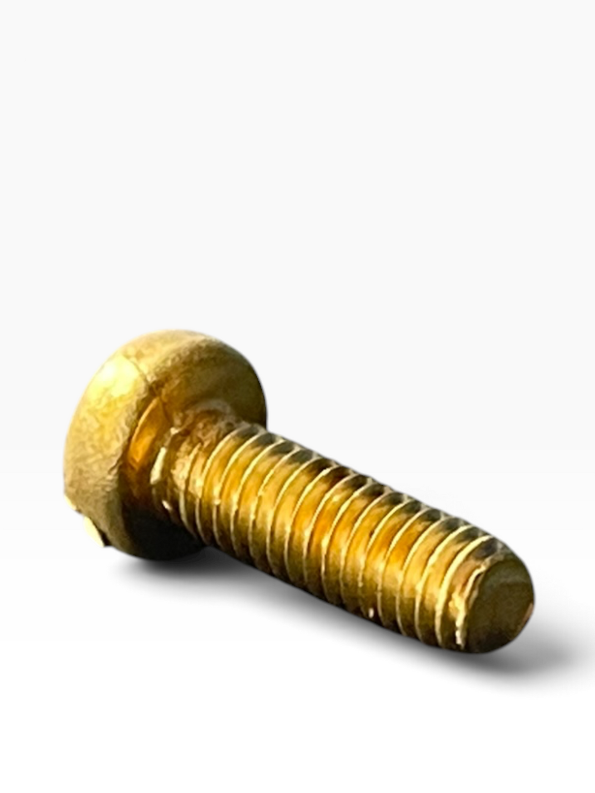 Cylindrical Screw M4x12, DIN 84/ISO 1207, Brass