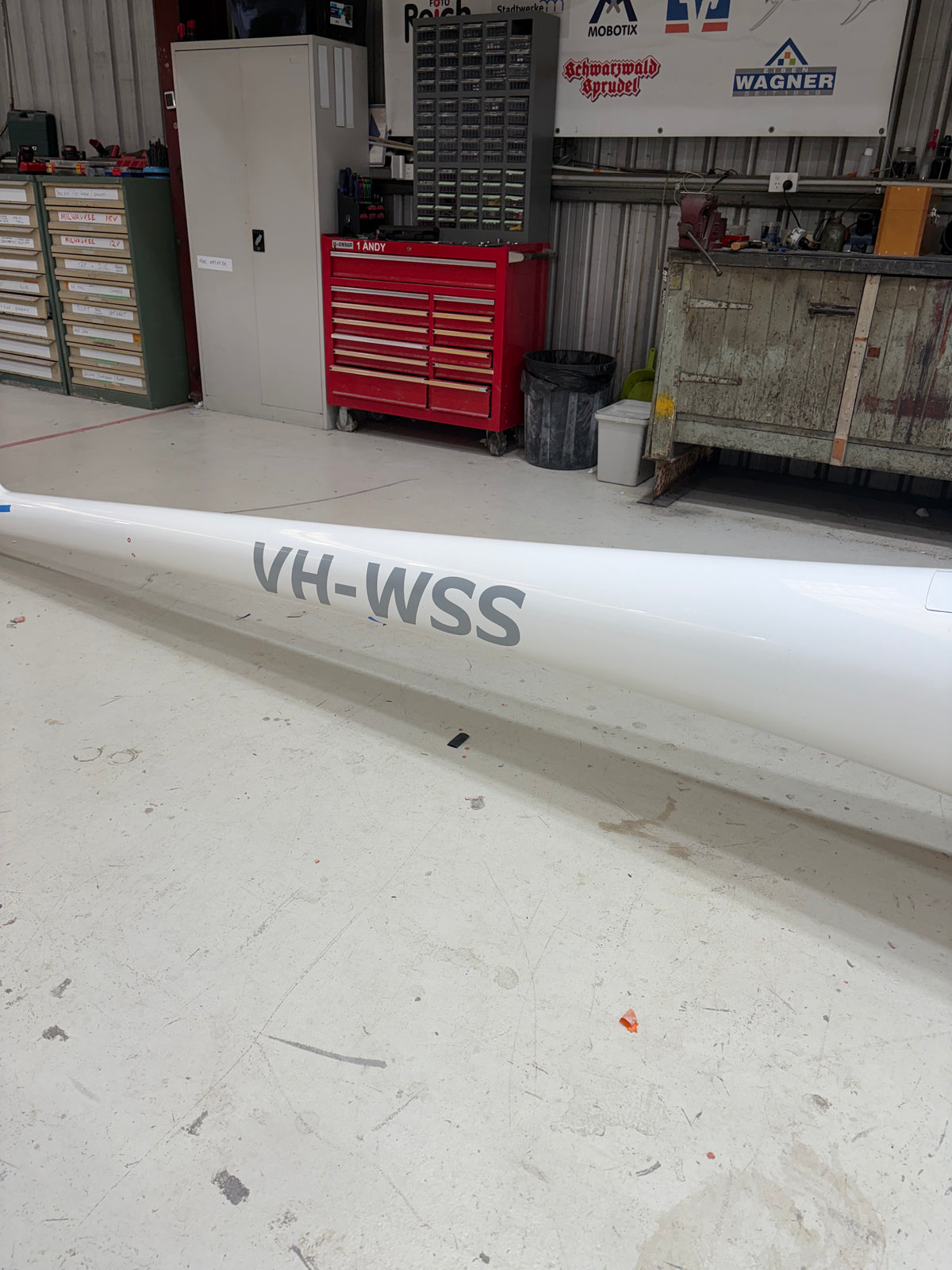 3 letter registration - 150mm high for tail boom