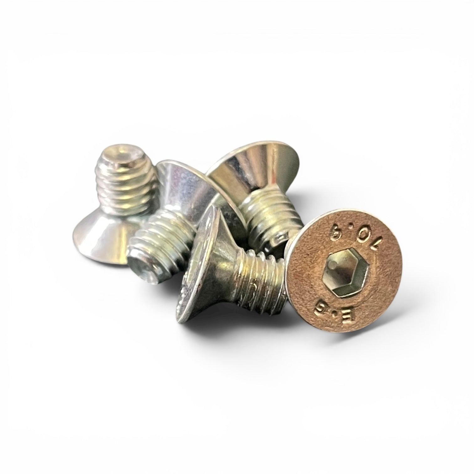 SOLO OEM countersunk hex socket screw M6 x 10mm DIN 7991 Grade 10.9 zinc plated — SE-0013283