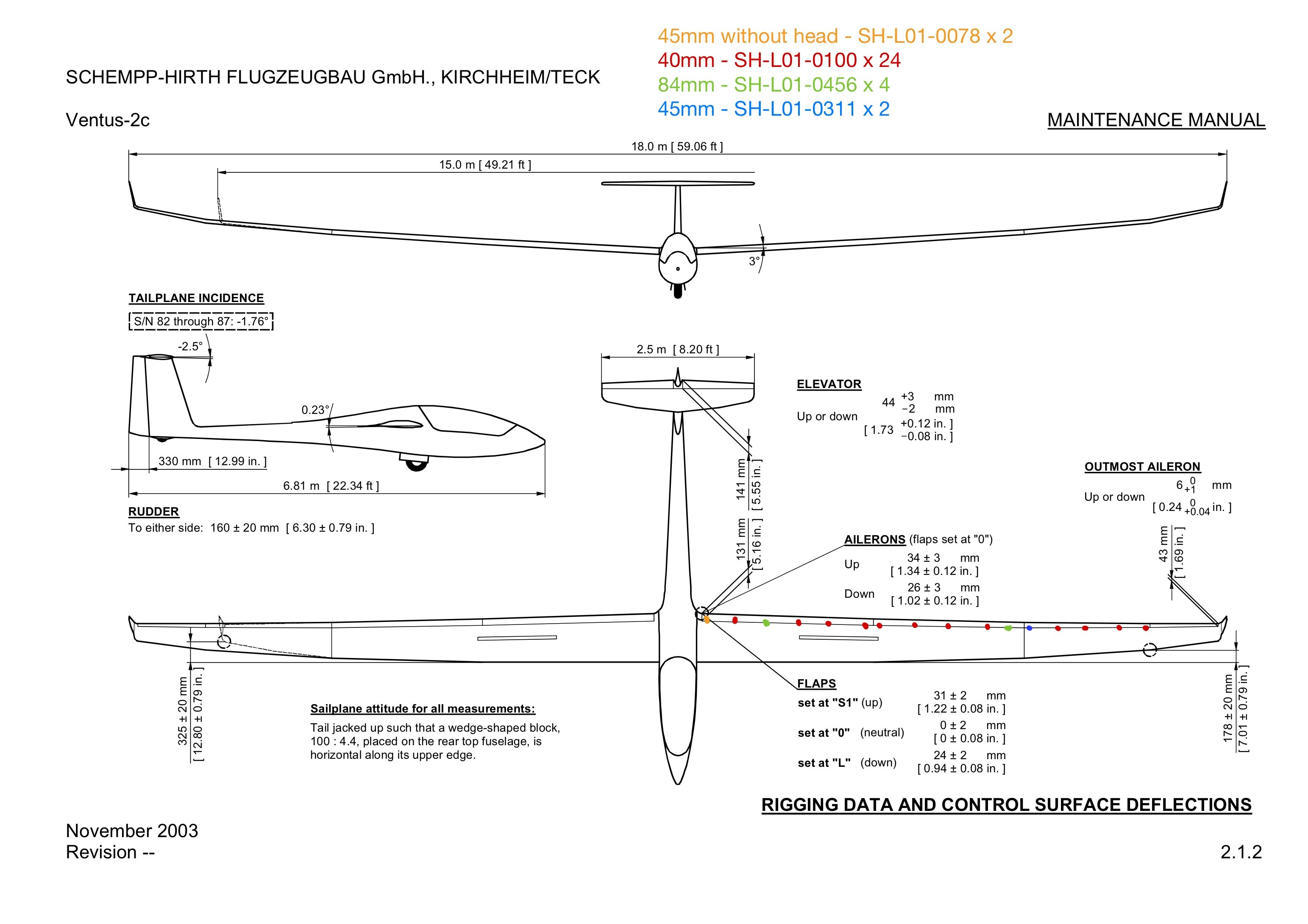 Flap/Aileron hinge pin
